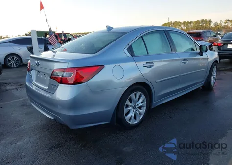 2017 Subaru Legacy 2.5I Premium из США, поврежденный, VIN 4S3BNAH62H3007485